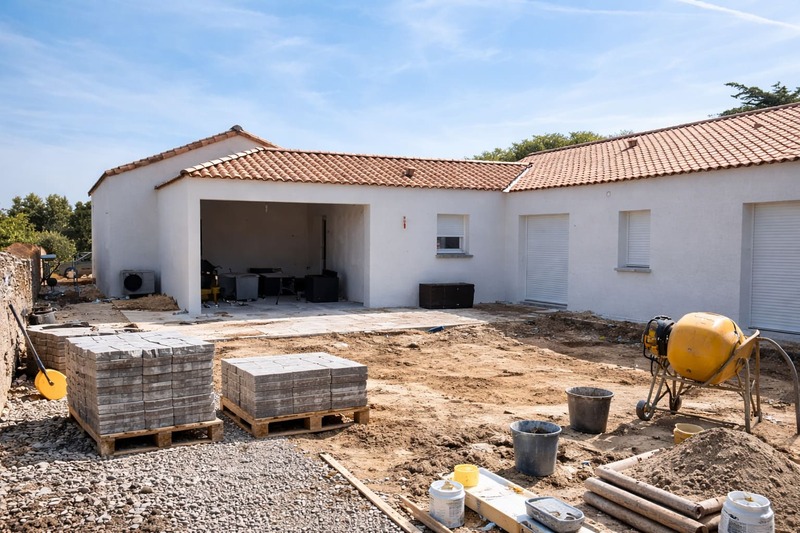 Chantier renovation extérieure